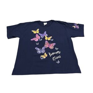 Vintage 90s Women’s XL Bobbie Brooks Butterfly Kisses T-Shirt